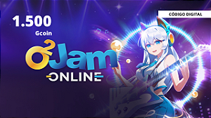 Cash O2JAM Gcoin 1.500 - Código Digital